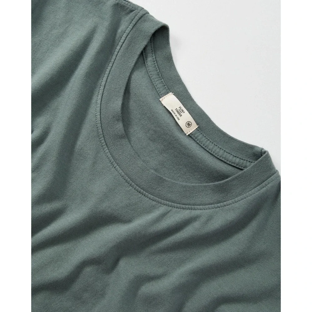 Flint and Tinder Vintage Soft Wash T-Shirt Balsam Green‎ XL New With Tags